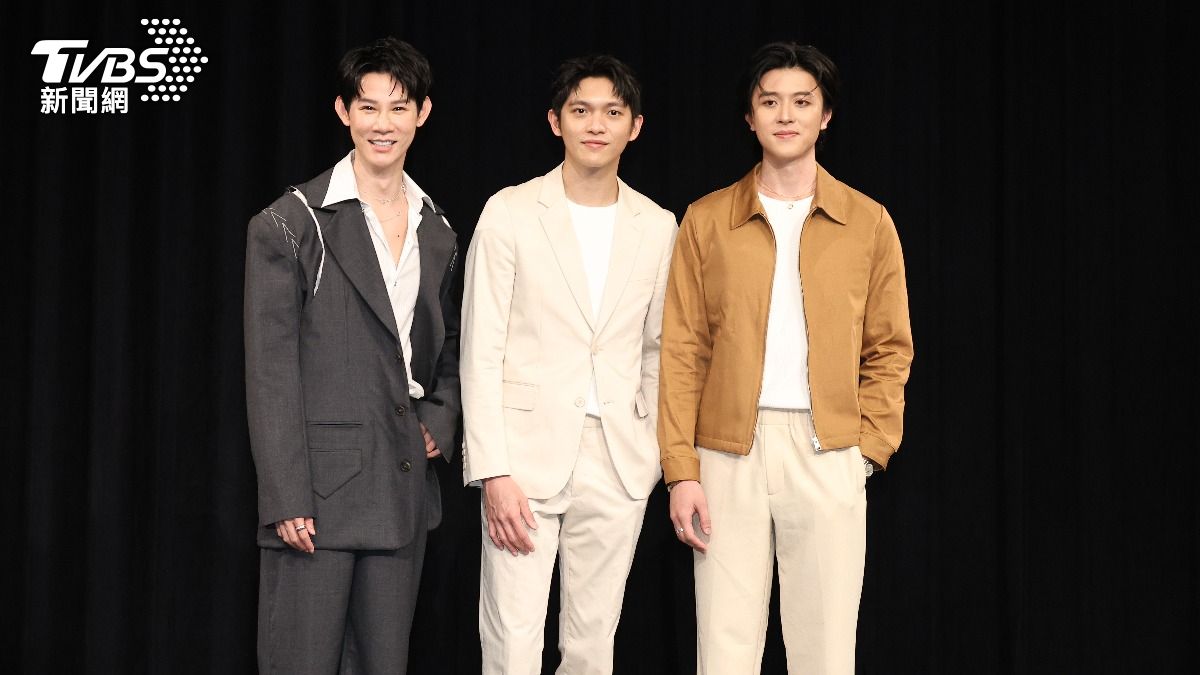 夏和熙（左起）、林輝瑝、幸卓輝主演《對立而已》。（圖／張哲鳴攝）