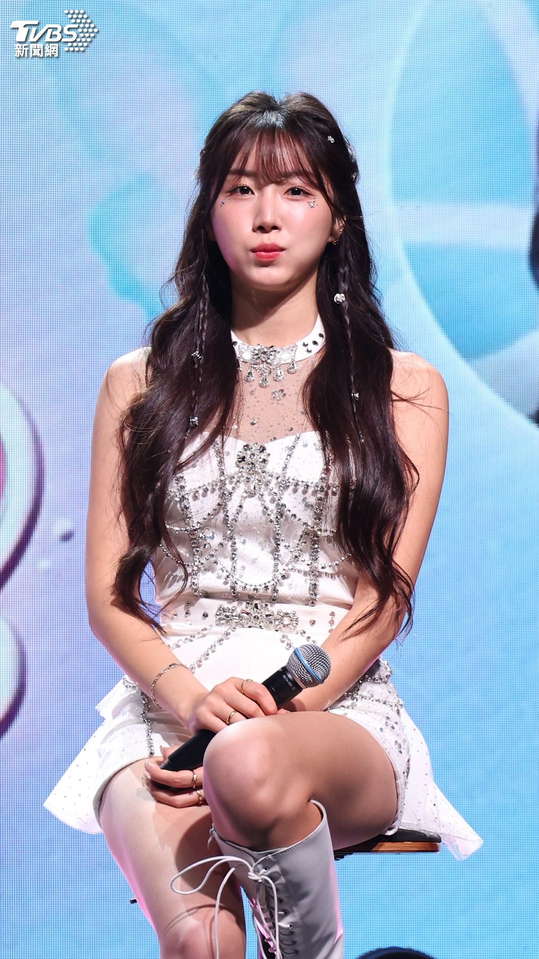 安芝儇今天很緊張，一直流手汗。（圖／張哲鳴攝）