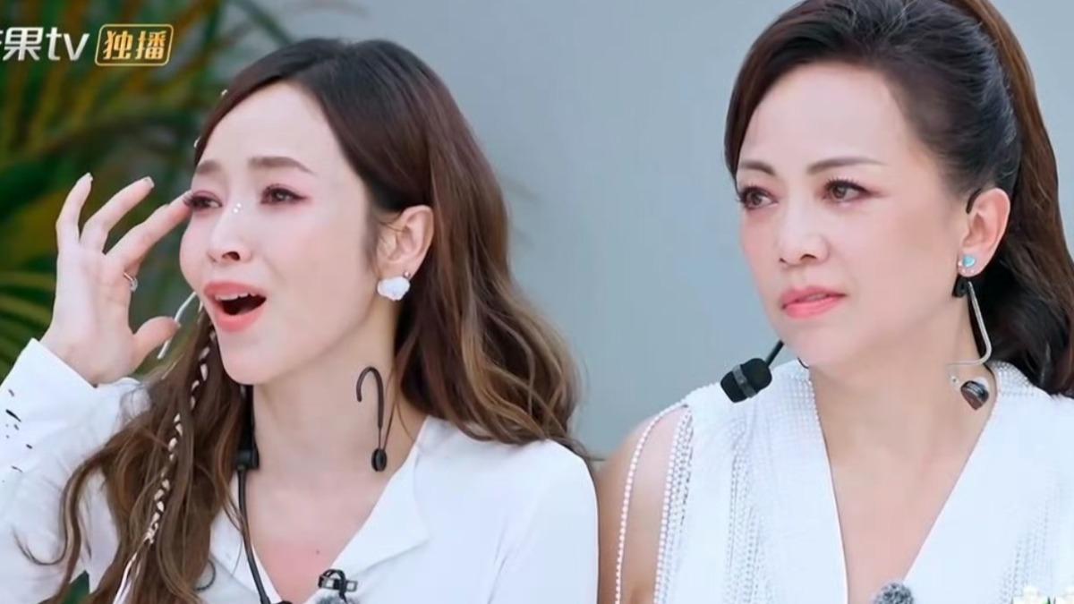 鄧萃雯（右）表情包惹議。（圖／翻攝自YouTube）