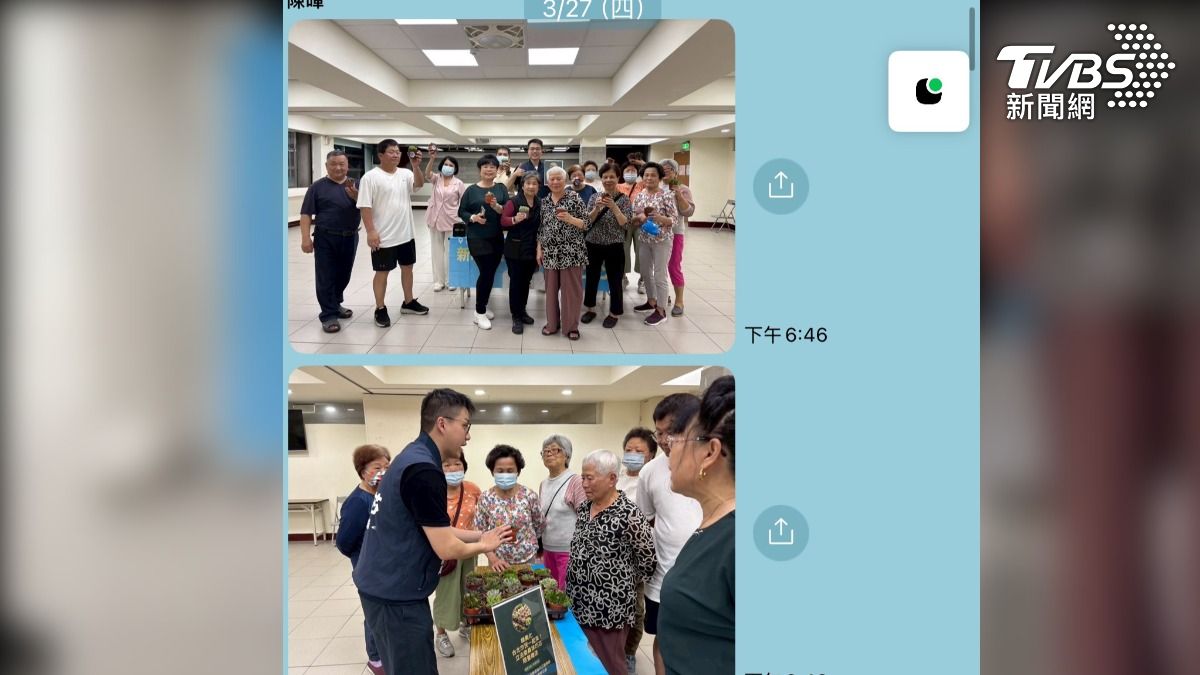 徐巧芯爆料許淑華派自己的許姓主任假裝媒體到場拍攝，但當天確實有舉辦活動。（圖／徐巧芯提供）