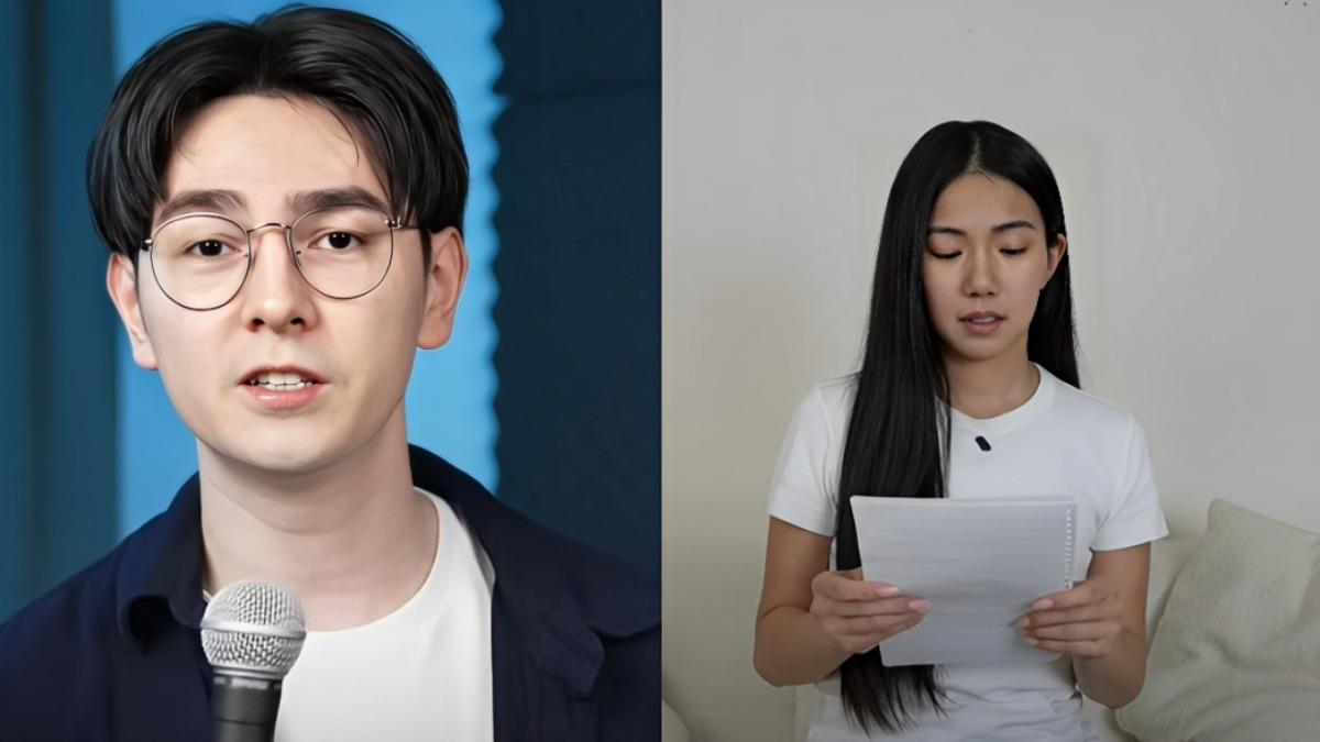 錫蘭針對家寧的聲明內容表達自身看法。（圖／翻攝自「秘月期POPOO」、錫蘭頻道YT影片截圖）