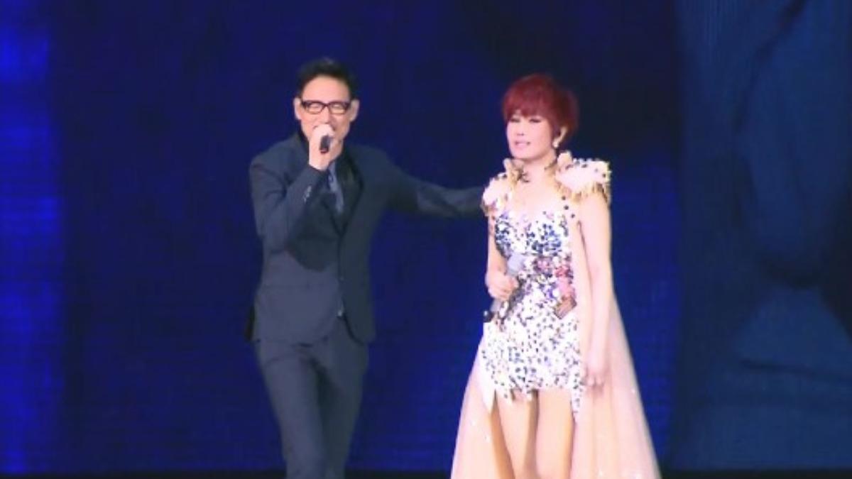 張學友（左）曾擔任江蕙封麥演唱會嘉賓。（圖／TVBS資料照片）