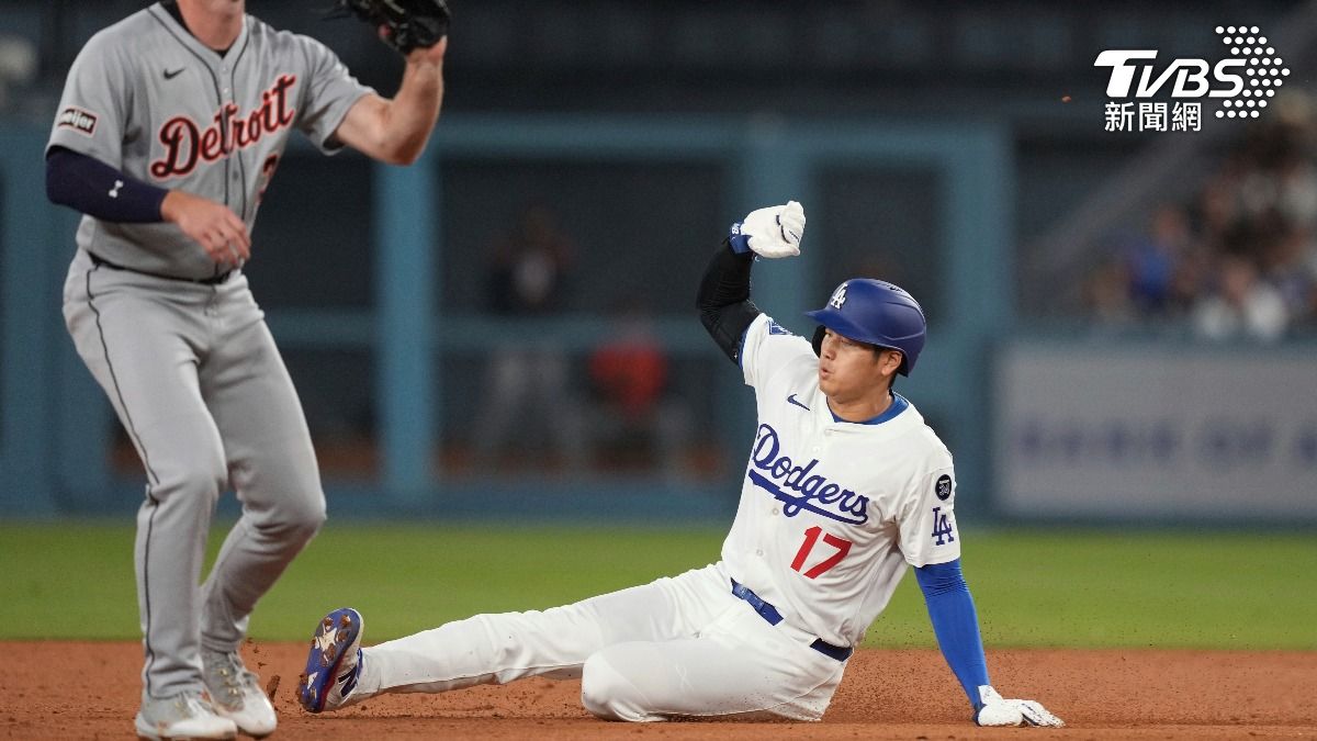 人氣球星大谷翔平兩度保送並跑出本季首盜。（圖／達志影像美聯社）
