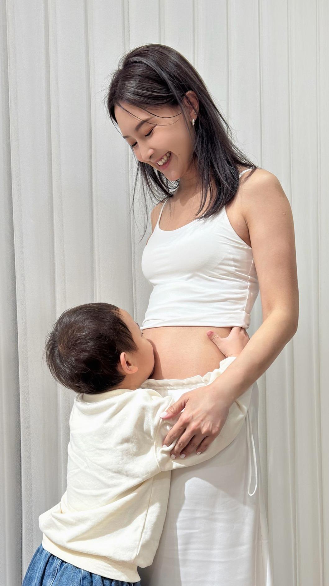 陳瑋薇升格二寶媽。（圖／陳瑋薇提供）