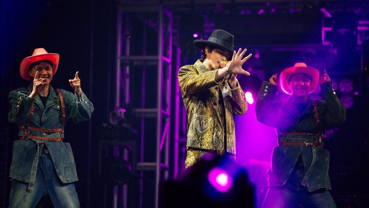 蕭敬騰演唱會挑戰唱跳。（圖／寬魚國際Ｘ華納音樂提供）