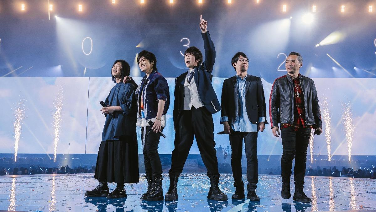 五月天大巨蛋8場演出打造雙主題的時光之旅。(圖/相信音樂提供)