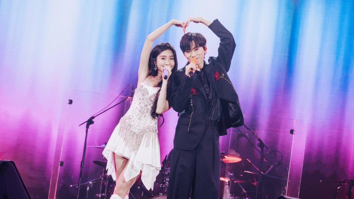 陳華第二天找來邱宇辰合唱〈Candy〉。（圖／KKLIVE提供）