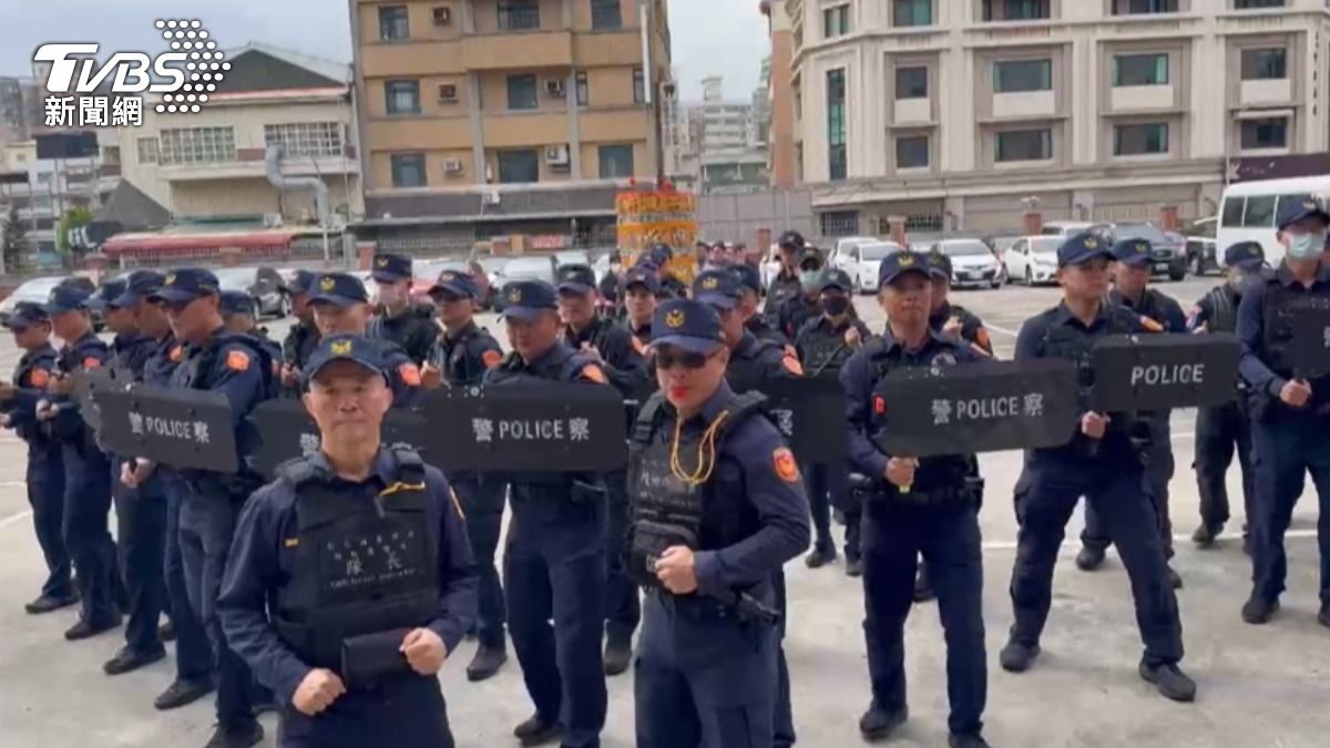 今年彰化維安警力有2558名。（圖／TVBS）