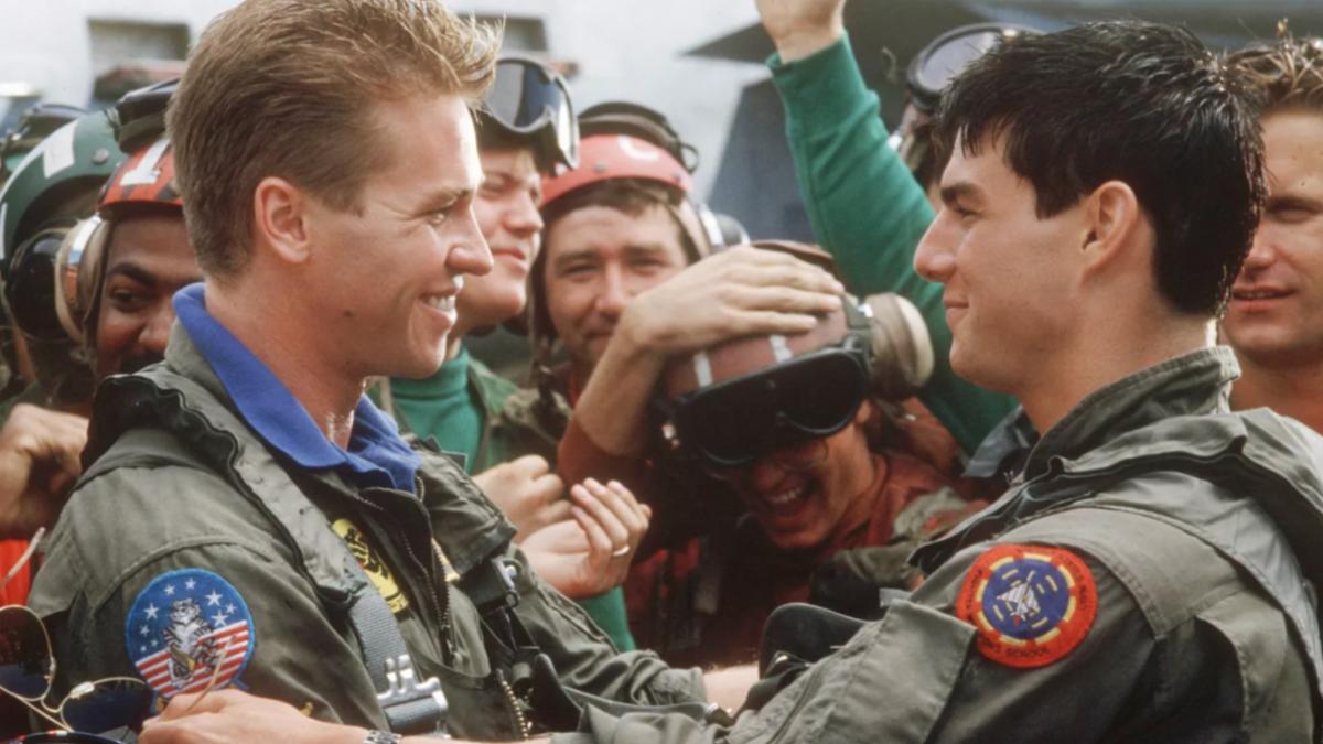 湯姆克魯斯（右）與方基墨是交情超過30年的好友，曾在《捍衛戰士》2集都有合作。（圖／翻攝自X）