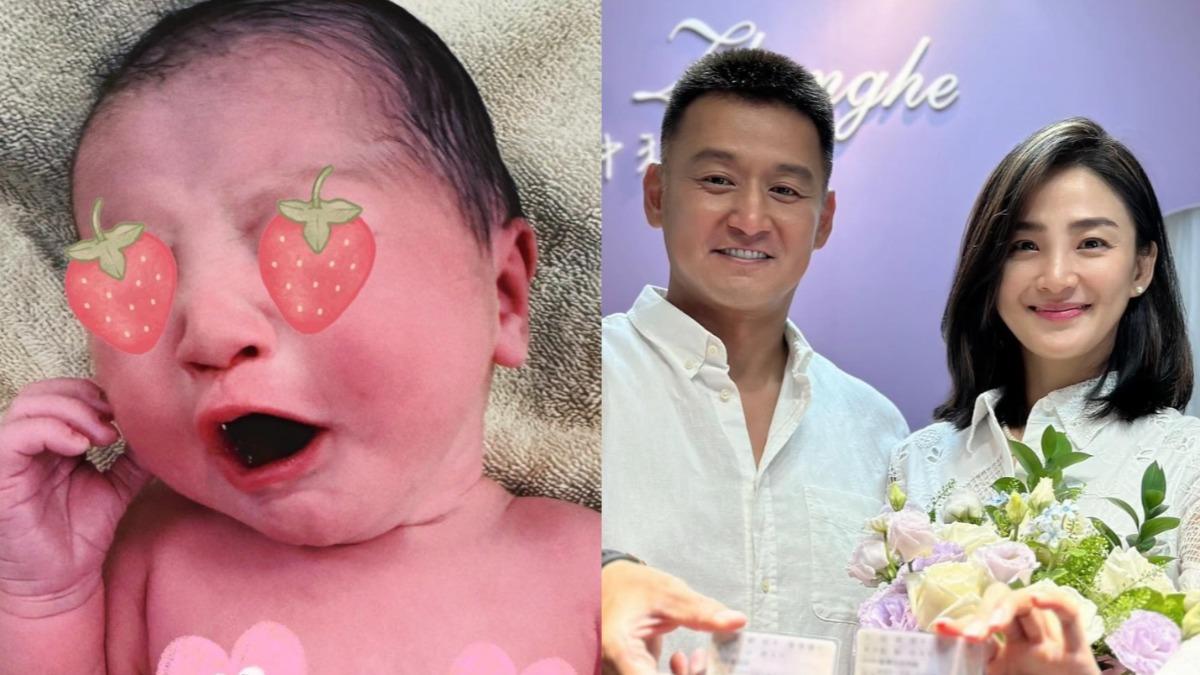 張天霖、洪小鈴迎來女兒「張小妹」。（圖／翻攝自洪小鈴IG）