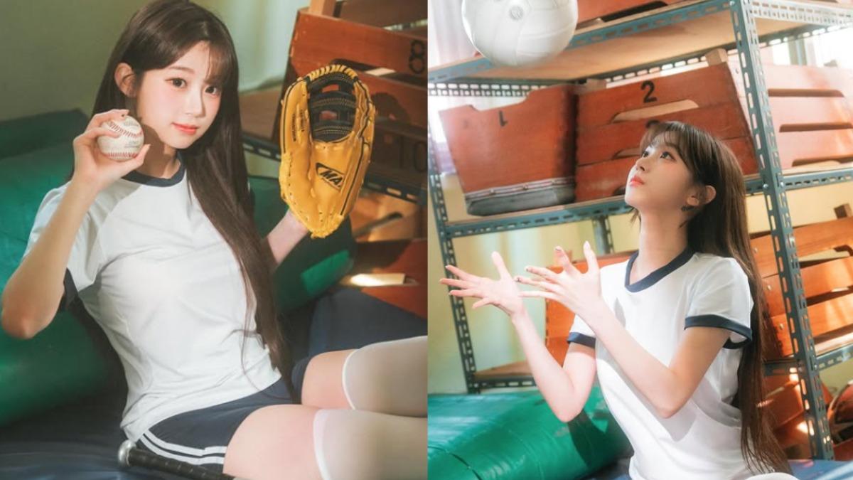 李珠珢穿純白絲襪。（圖／翻攝自0724.32 IG）