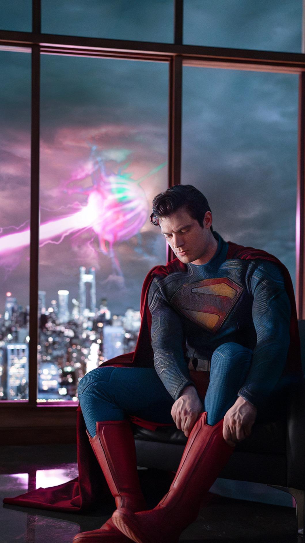 大衛科倫斯韋首度飾演超人。（圖／華納兄弟提供）