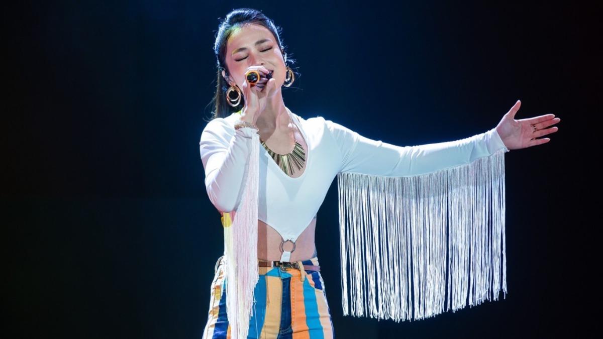 林芯儀從忙碌的歌手工作裡抽空健身，更分享其中心路歷程。（圖／翻攝自林芯儀臉書）