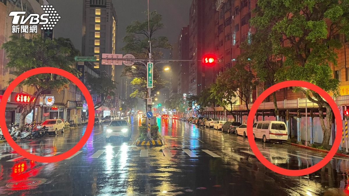 犯案地點就在派出所對街。（圖／TVBS）