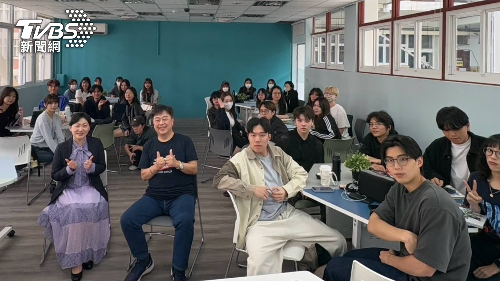 全球華文永續報導獎校已同步展開校巡，由輔仁大學揭開首場序幕。(圖／TVBS)