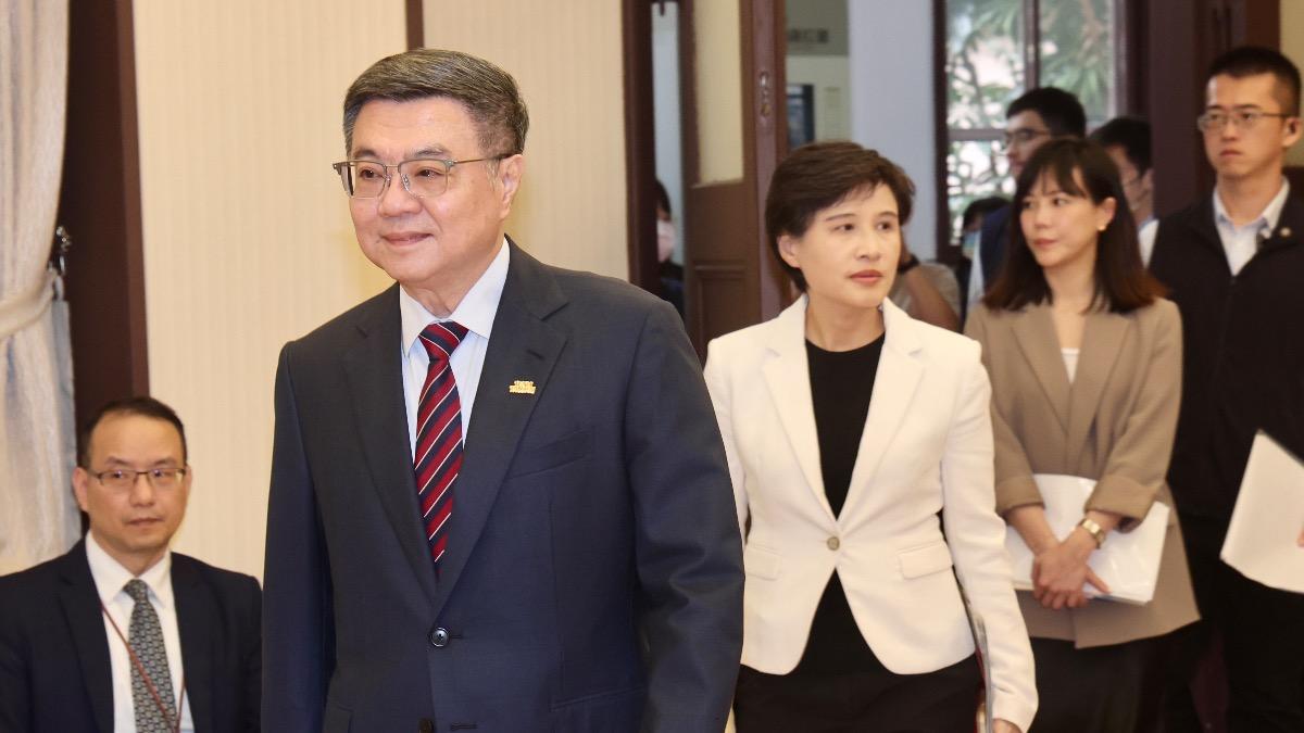 行政院長卓榮泰、副院長鄭麗君。（圖／中央社提供）