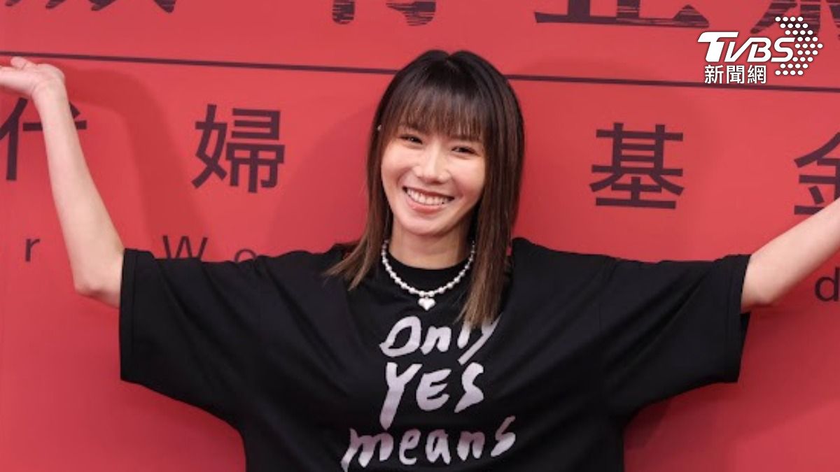 大牙呼籲停止影像性暴力。（圖／陳郁文攝）