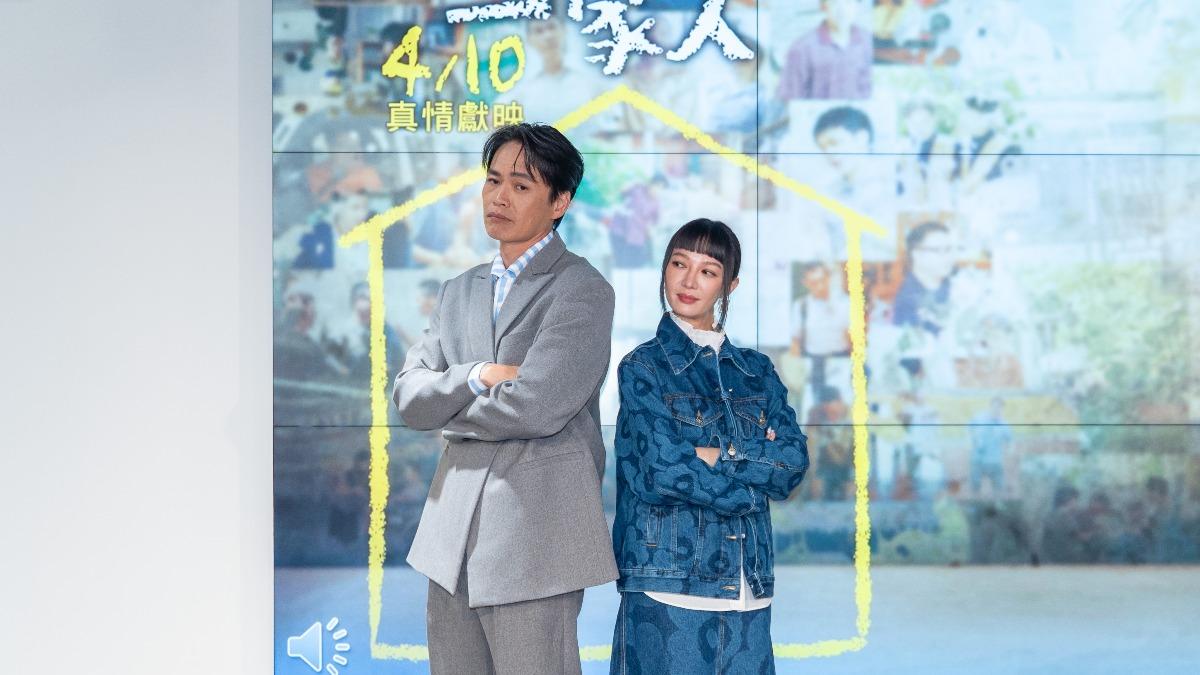 黃鐙輝（左）、李杏飾演夫妻。（圖／大愛提供）