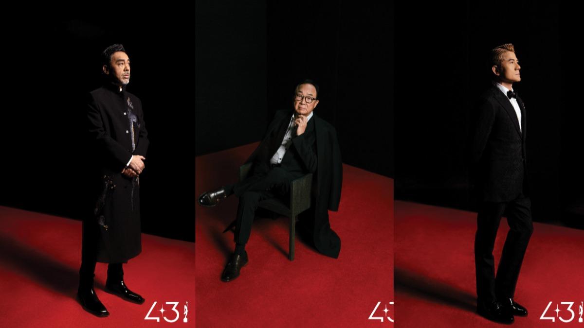 劉青雲（左起）、許冠文、郭富城都是金獎常客。（圖／香港電影金像獎協會提供）