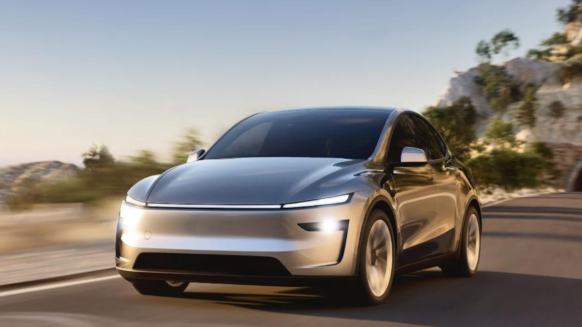 新版Model Y 設計 。（圖／翻攝自Tesla ）