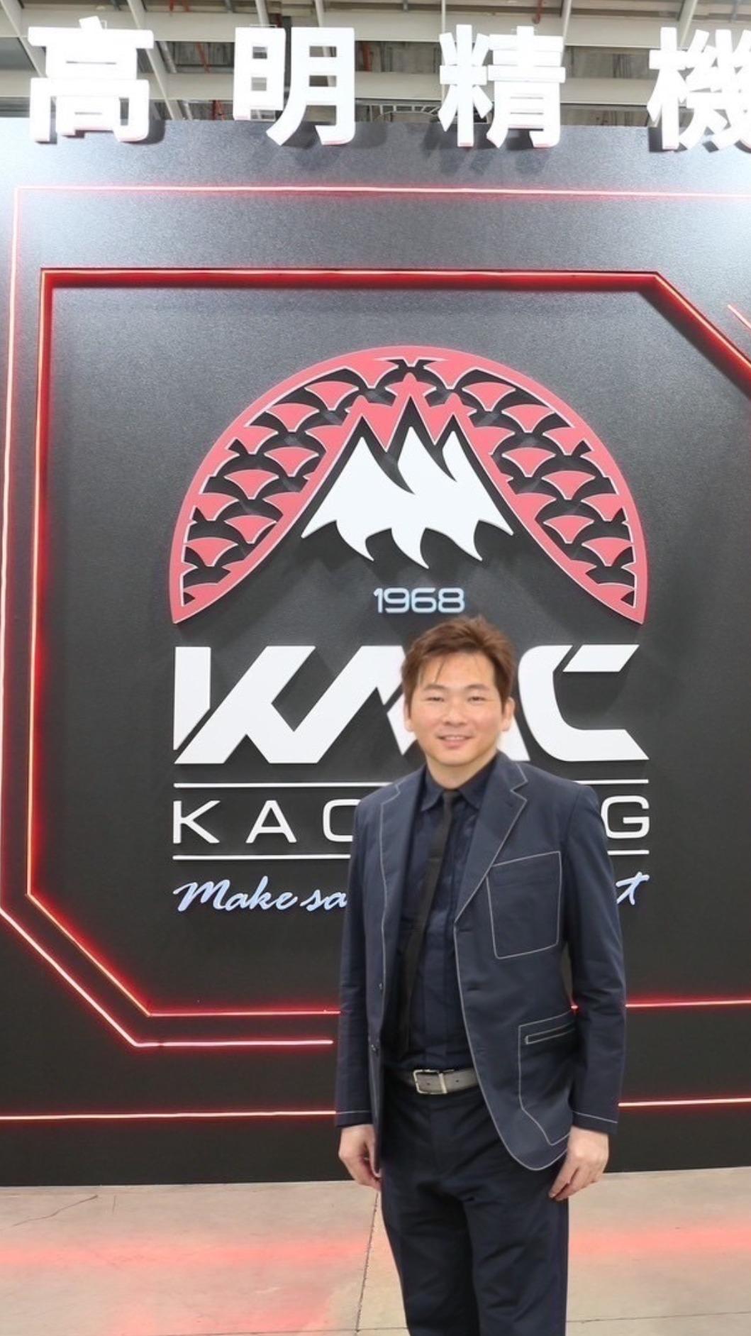 張市育上月參加台北國際工具機展。（圖／伊林娛樂提供）