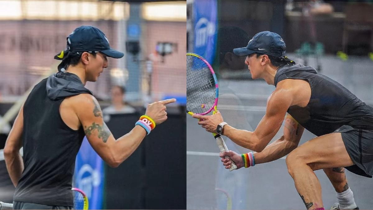 吳尊雖然未能在比賽中奪勝，但是他展現出的積極態度與精實身材讓人讚嘆。（圖／翻攝自吳尊IG）