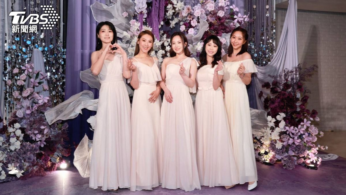 曹雅雯（左起）、謝金晶、杜忻恬、黃露瑤、姚蜜。（圖／趙世平攝）