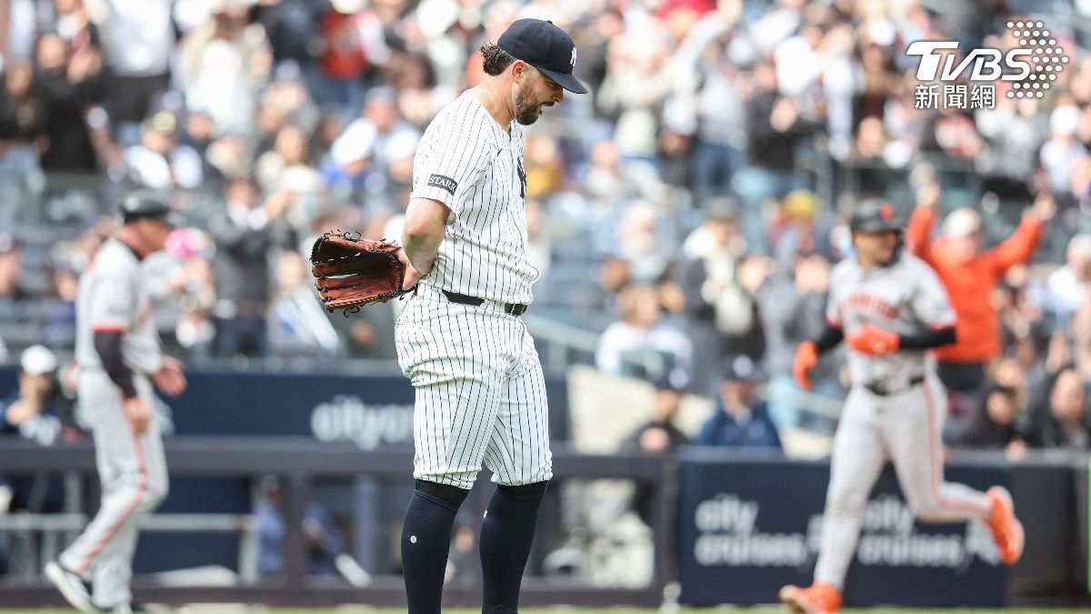洋基明星左投羅登主投5.2局雖送出8次三振，但被李政厚敲出兩支全壘打失掉4分，吞下本季第3敗。　（圖／達志影像路透社）