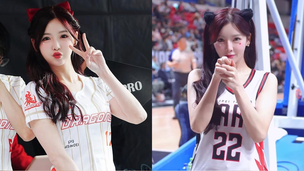 李恩菲棒籃雙棲，同時擔任職棒味全龍以及職籃台北戰神啦啦隊員。（圖／翻攝自李恩菲IG）