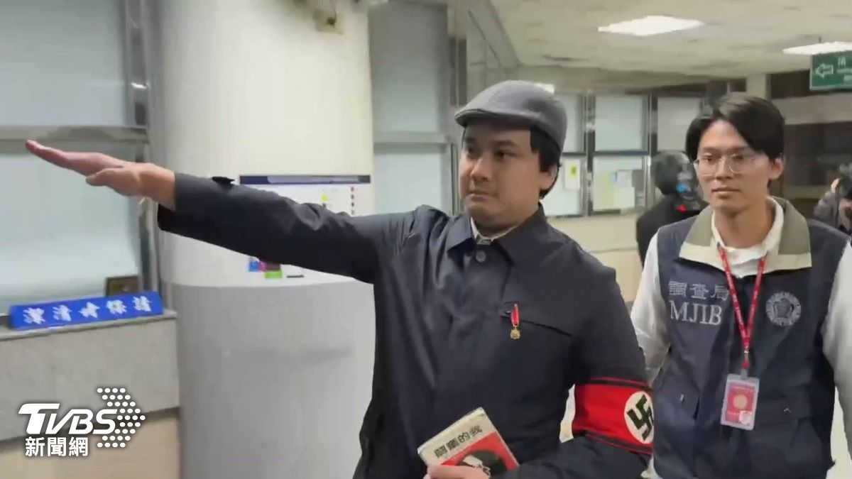 李坤城罷免領銜人宋建樑昔因戴納粹臂章引起爭議。（圖／TVBS資料畫面）