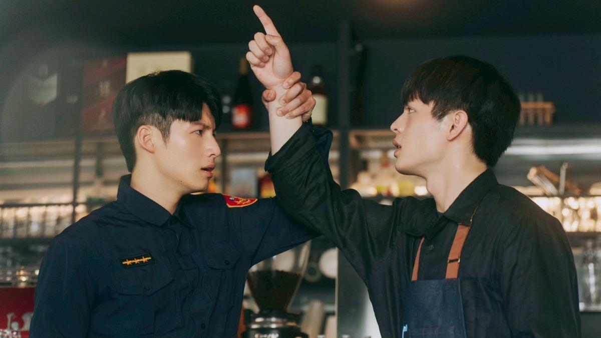 邱以太（右）與劉育仁首次搭檔，展現自然默契。（圖／好勁影業提供）