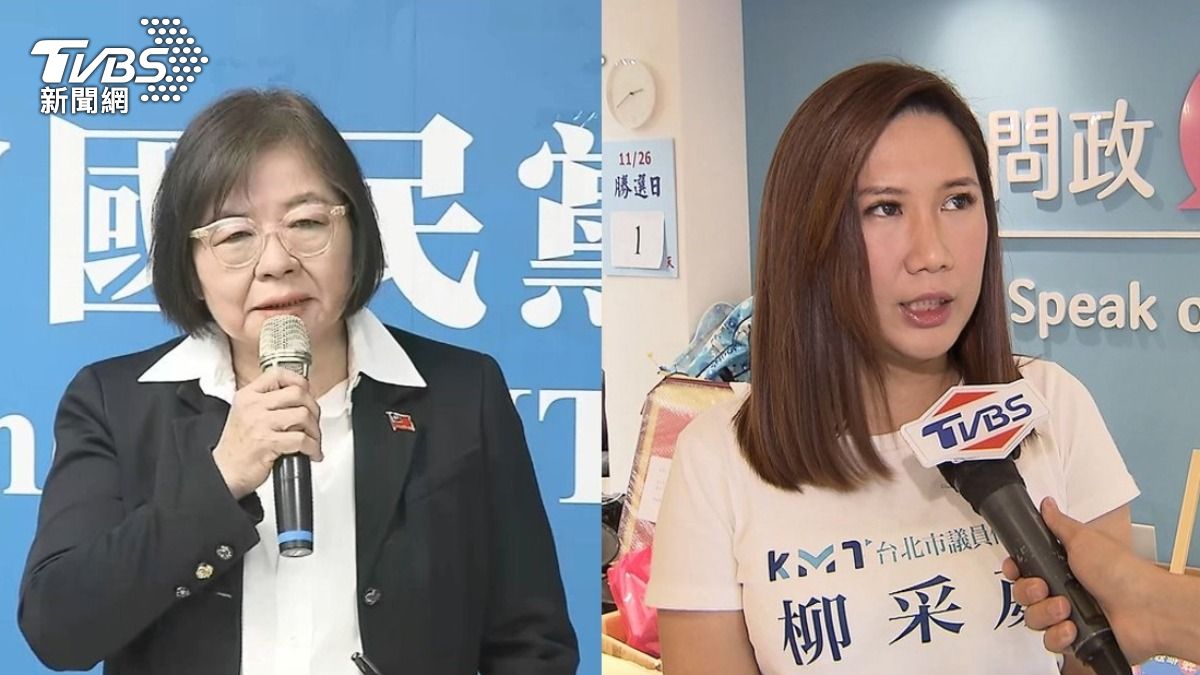 藍北市黨部主委黃呂錦茹。藍北市議員柳采葳。（圖／TVBS資料畫面）