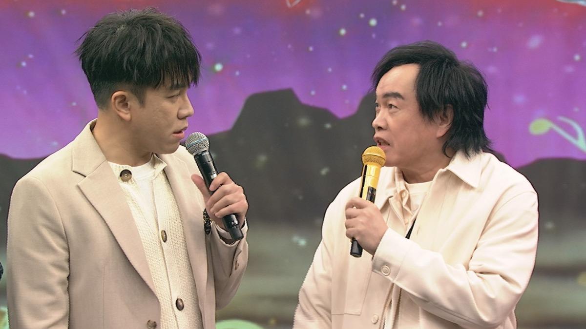 康康（右）在「最佳CP組合」中是最後一名。（圖／中視提供）