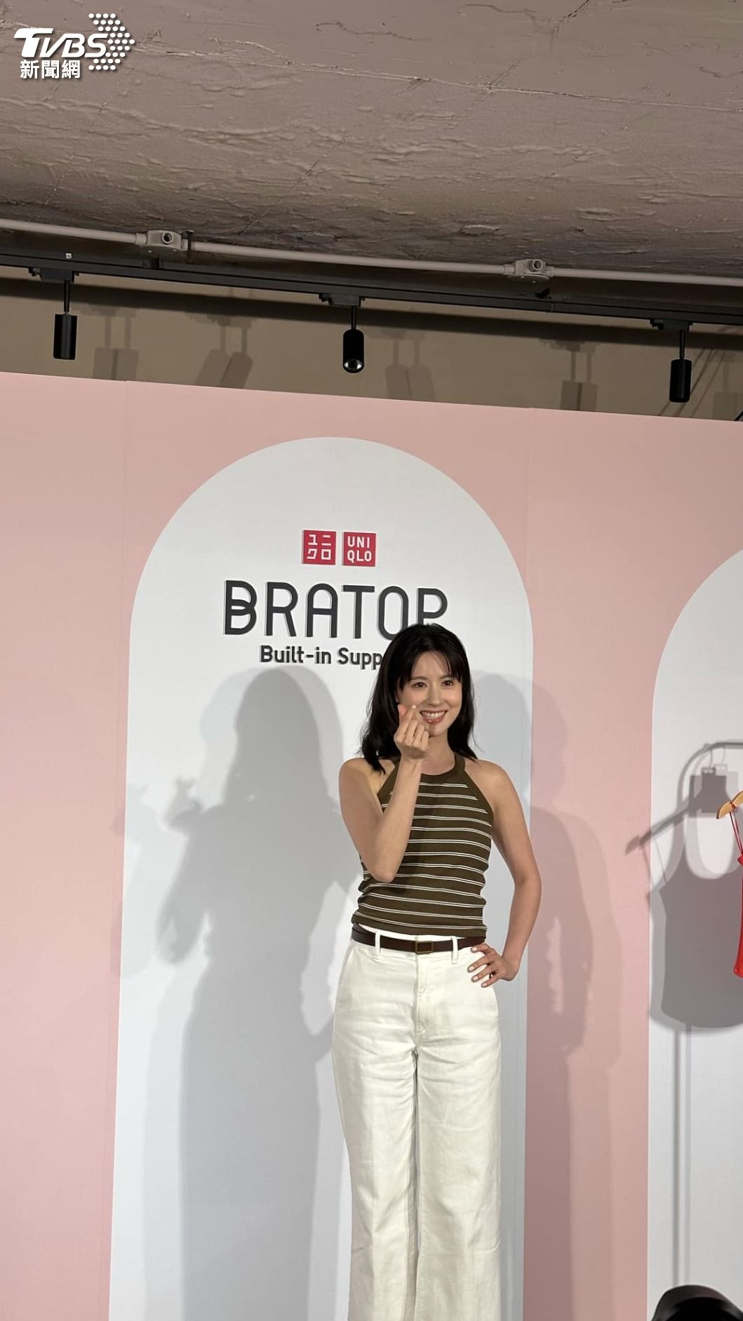 林予晞今（18）日出席服飾品牌活動。（圖／陳郁文攝）