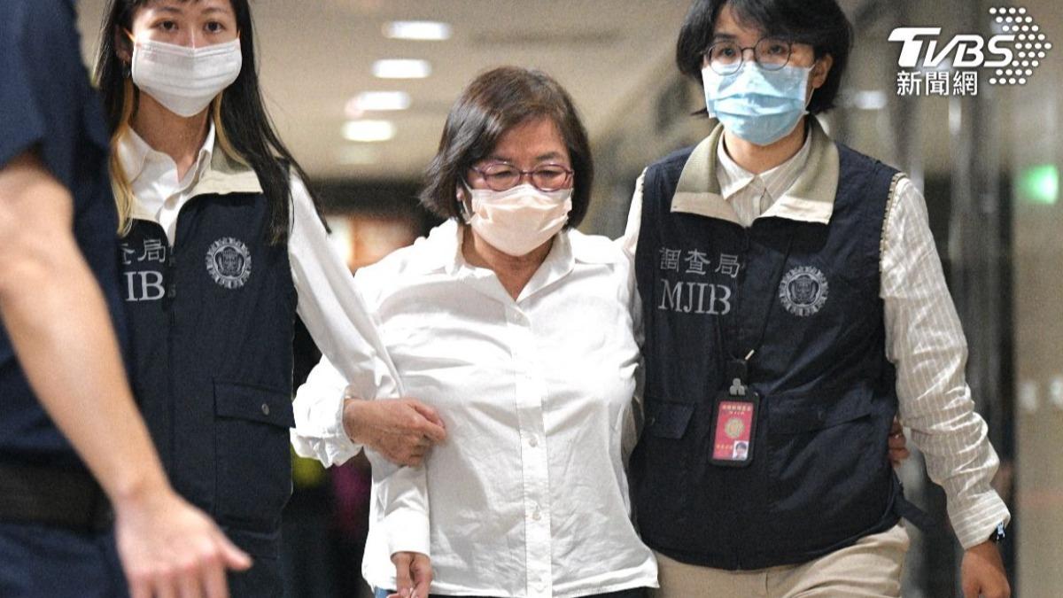 黃呂錦茹清晨五點多遭裁定無保釋放 黃呂錦茹清晨五點多遭裁定無保釋放