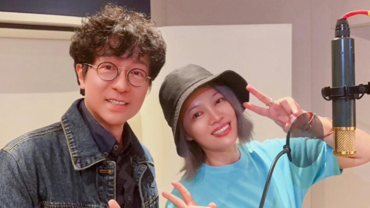 戴愛玲笑說前輩蔣三省很溫暖又健談。（圖／ZONG MUSIC 榮宗蔣音樂國際公司提供）