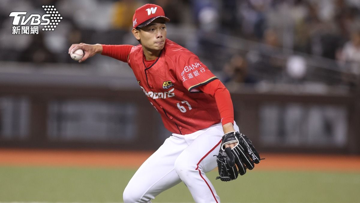 味全龍曹祐齊助隊以2比1搶勝，獲選為單場MVP。（圖／中央社）