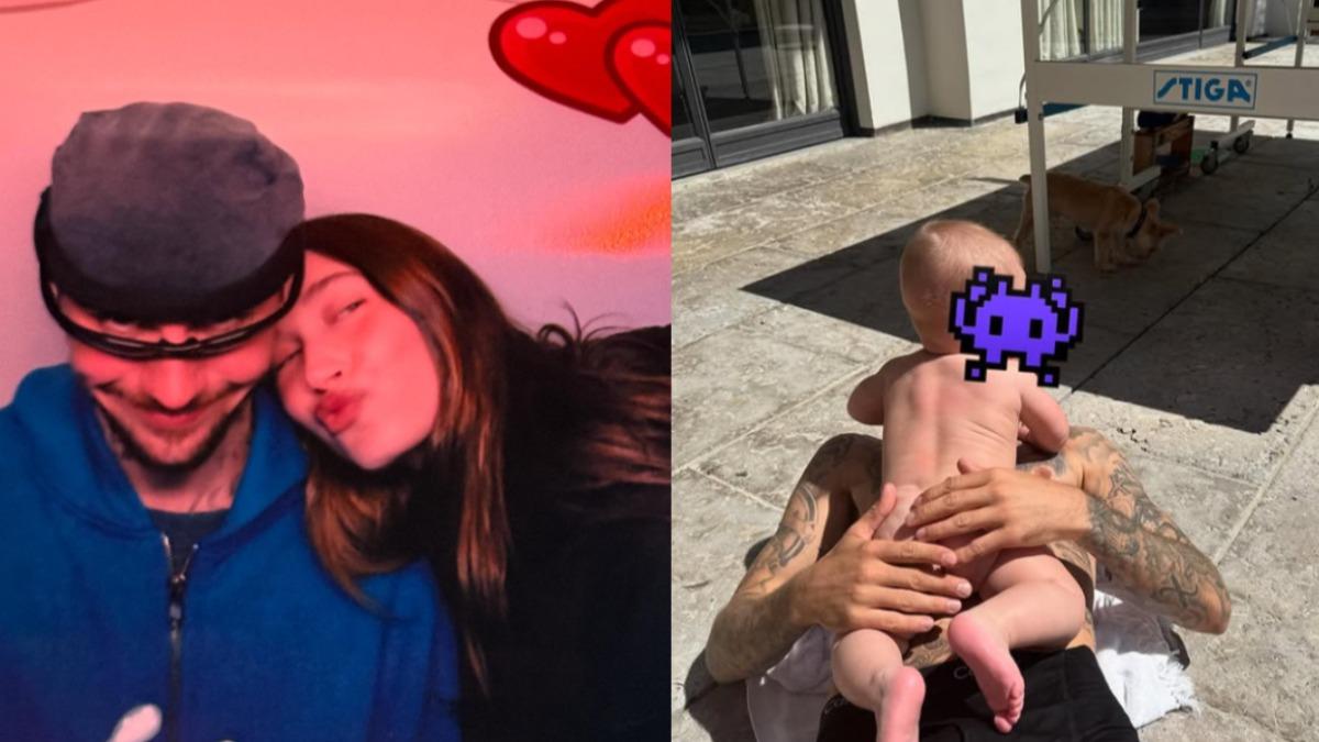 事實上小賈斯汀的社群仍有許多老婆與兒子的照片。(圖/翻攝自IG)