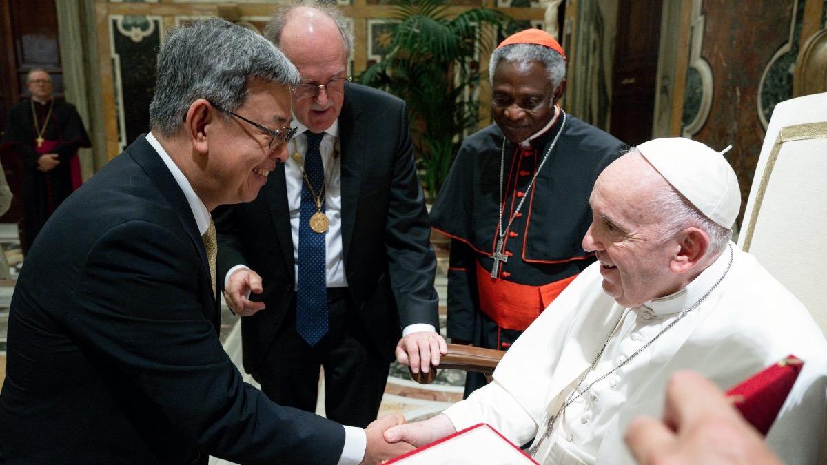 Taiwan appoints special envoy for Pope Francis’ funeral (Courtesy of Chen’s FB) Taiwan sends former VP as envoy to Pope Francis’ funeral
