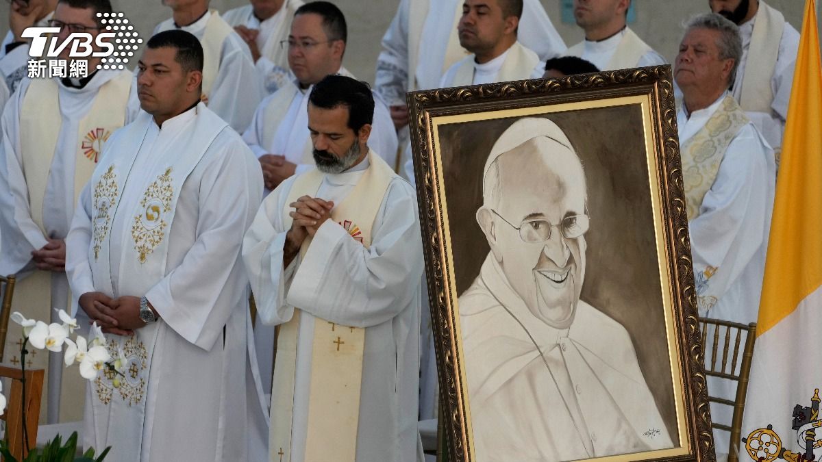 方濟各（Pope Francis）今天安息主懷。（圖／達志影像美聯社）