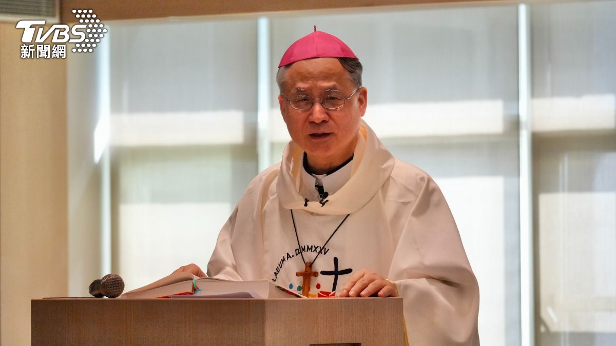 主教團主席李克勉。(圖/區國強攝)