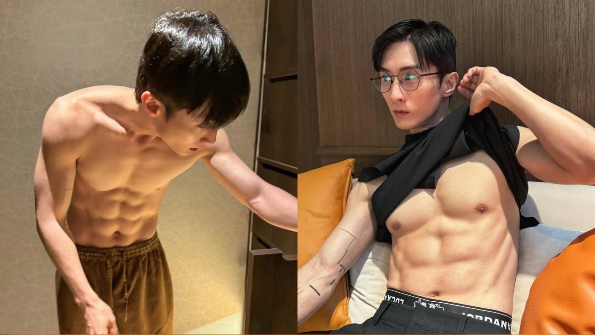 阿本曬出結實六塊肌的完美凹凸線條，引來許多網友大讚。（圖／翻攝自阿本IG）