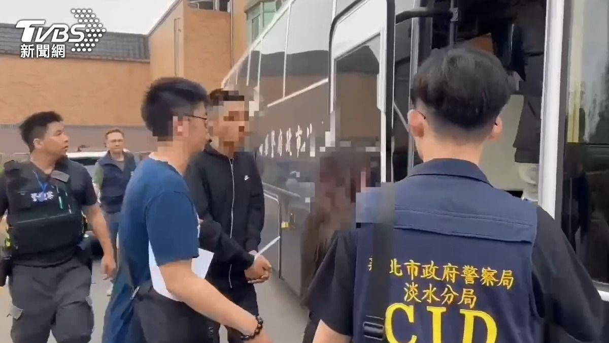 警方逮捕詐團以及製毒集團共16名犯嫌。（圖／TVBS）