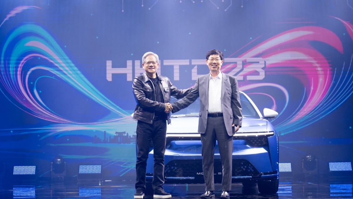 國際車用電子展　鴻海展出黃仁勳加持的Model B