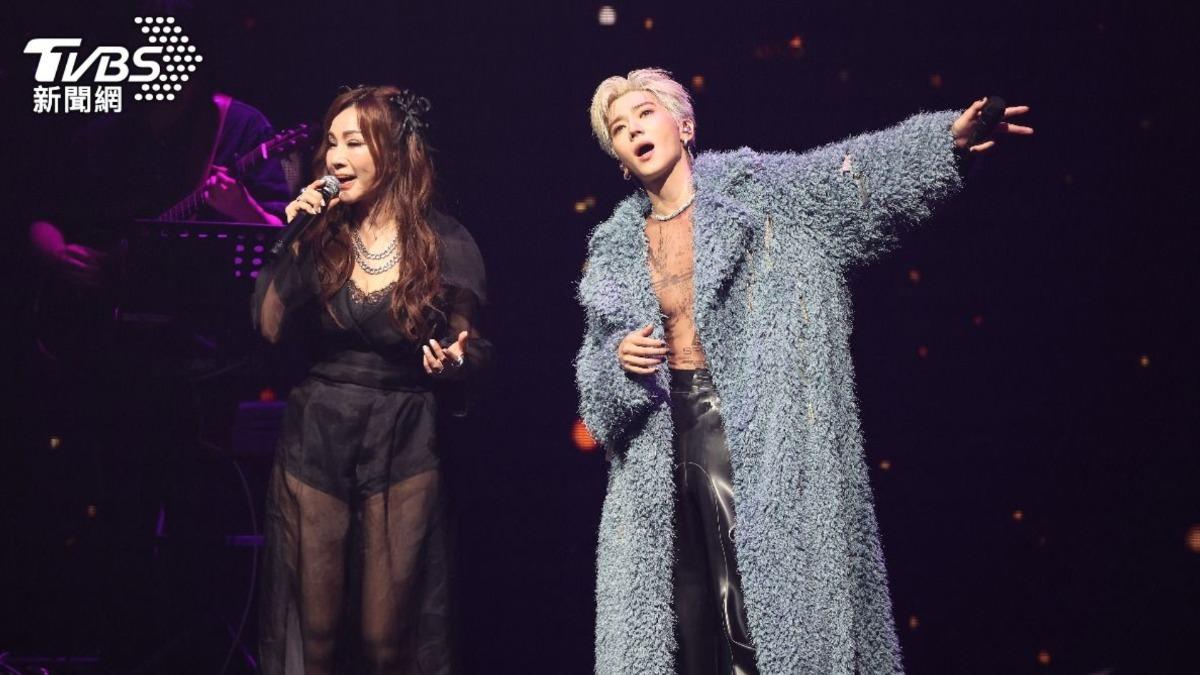 陳美鳳擔任畢書盡（Bii）演唱會嘉賓。（圖／張哲鳴攝）