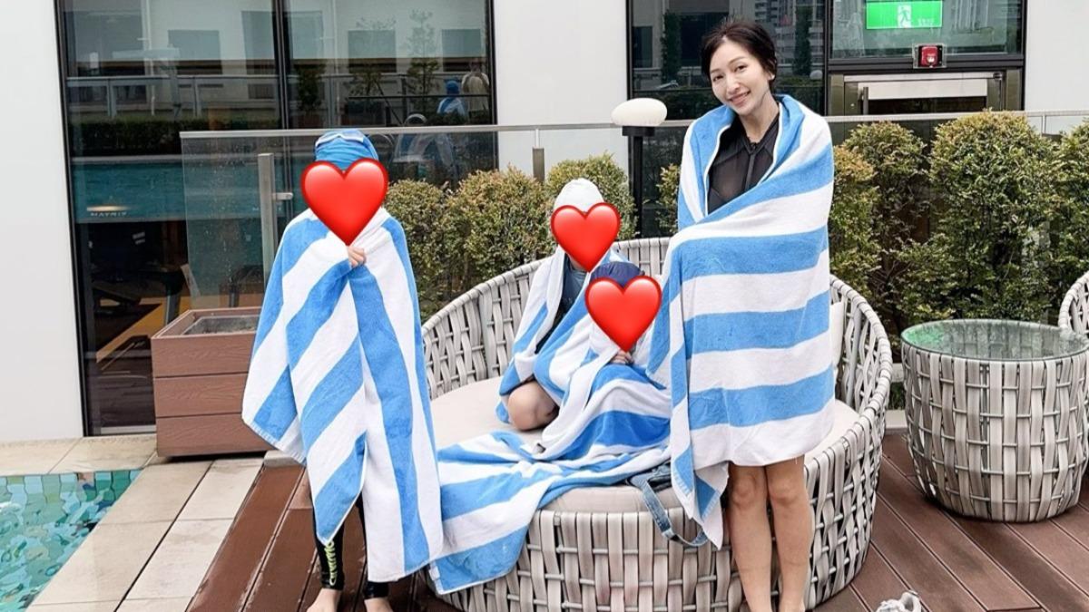 Grace育有3子女。（圖／翻攝Grace臉書）