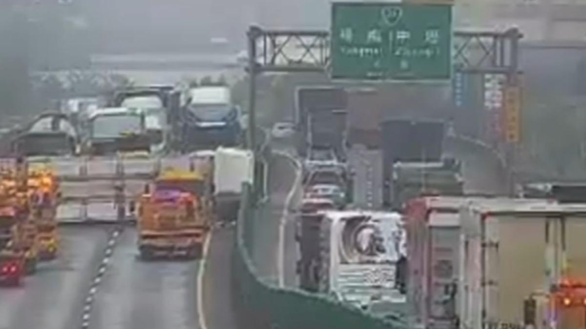 台66線事故正在排除中。（圖／翻攝自公路局官網）