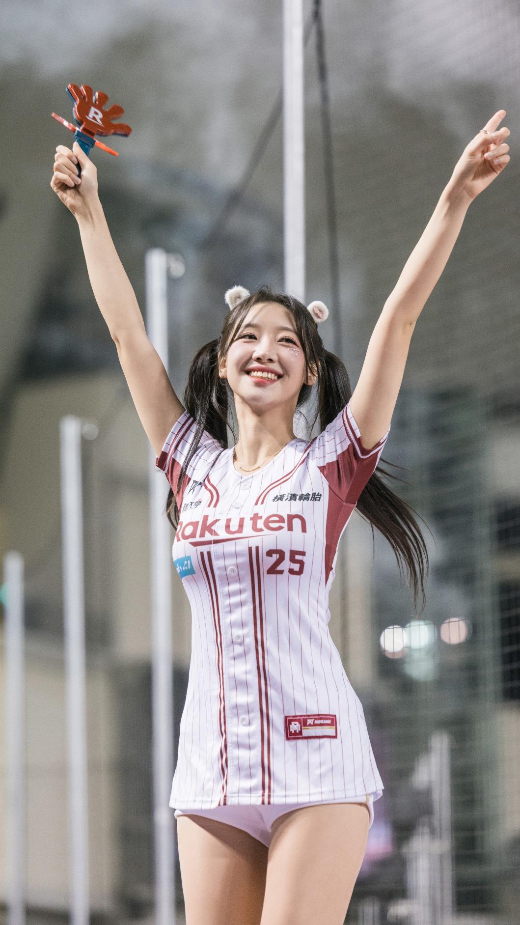 禹洙漢身體還沒恢復上陣。（圖／樂天桃猿提供）