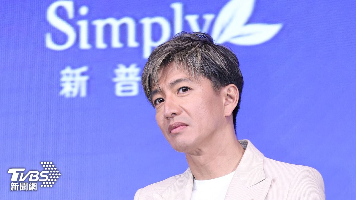 木村拓哉4月初為台灣健康食品代言來台。（圖／TVBS）