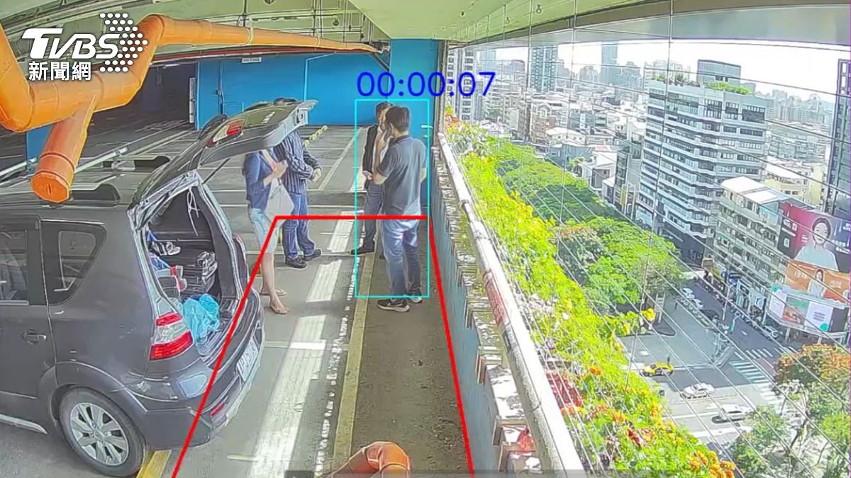 智慧科技辨識監視系統顯示畫面。（圖／TVBS）